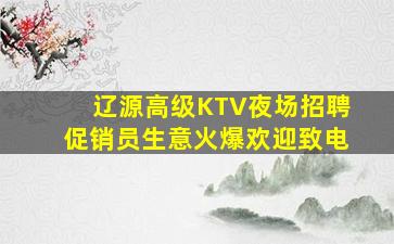 辽源高级KTV夜场招聘促销员生意火爆欢迎致电